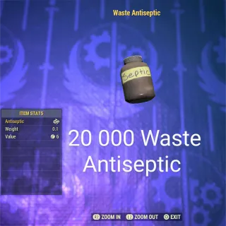 20 000 Waste Antiseptic 