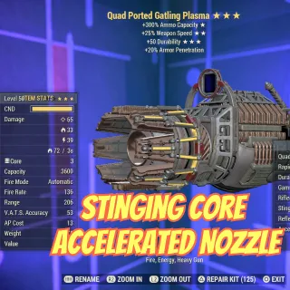 QFFR 50BS Gatling Plasma 