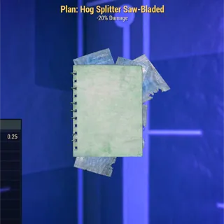 New Plan : Hog Splitter Saw-Bladed    