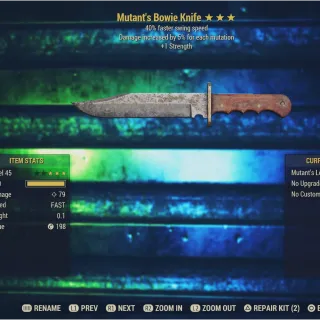 Mutant SSS Bowie Knife 