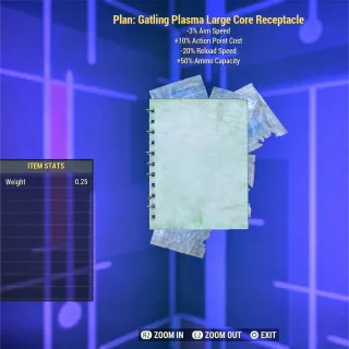 Plan GP Large Core Receptacle 