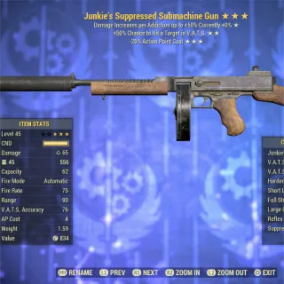 Junkie VHC 35 Submachine Gun 