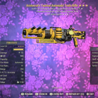 Aristocrat Exp FR Tesla Rifle 