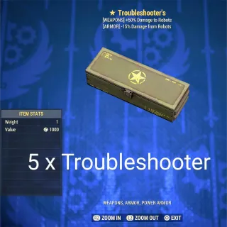 5 x Troubleshooter Mod Box 