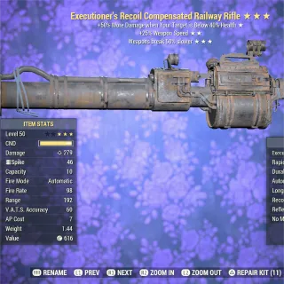 Executioner FFR Dura Railway Rifle 