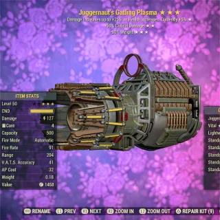 Juggernaut V50 RW Gatling Plasma 