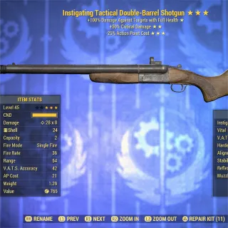 Instigating 5035 D-B Shotgun 