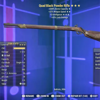 QFFR 3I Black Powder Rifle 