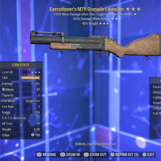Executioner DWA RW M79 Grenade Launcher 