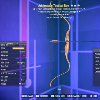 Aristocrat Explosive 3I Bow 