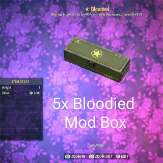 5x Bloodied Mod Box 