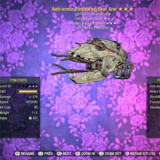 Anti-Armor SS Durability Bear Arm 