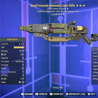 QE 3L NU Laser Rifle 