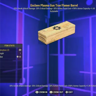 Enclave Plasma True Flamer Barrel 