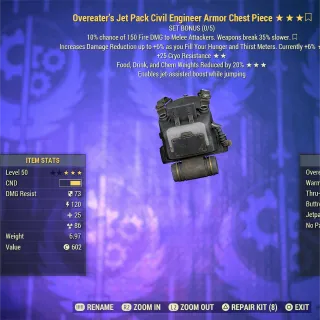 Overeater 25CR FDCWR CEA Chest 