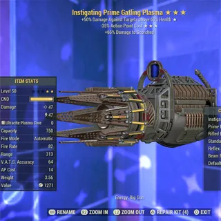 LEGACY Instigating LVC Gatling Plasma 