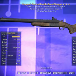 VE35 Double-Barrel Shotgun 