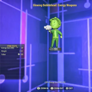 Glowing Bobblehead Energy Weapons 