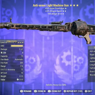 Anti-Armor FFR RW LMG 