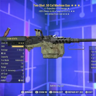 TS VHC 35 .50 Cal Machine Gun 
