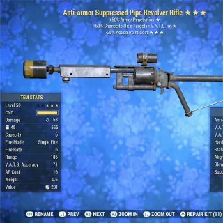 Anti-Armor VHC 35 Pipe Revolver 