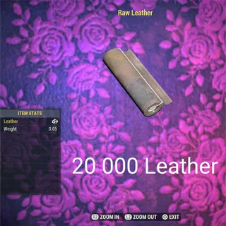 20 000 Raw Leather 