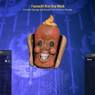 NEW Fasnacht Brat Boy Mask 
