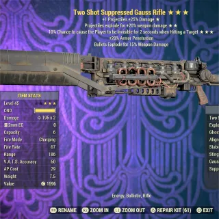 TSE Ghost Gauss Rifle 