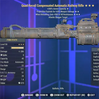 QE 500  Railway Rifle 