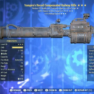 Vampire VHC FR Railway Rifle 