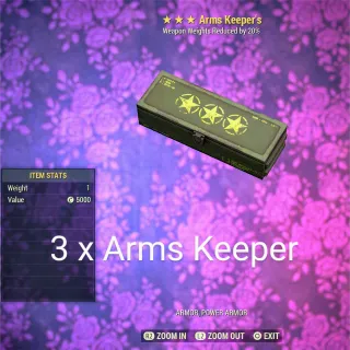 3 x Arms Keeper Mod Box 