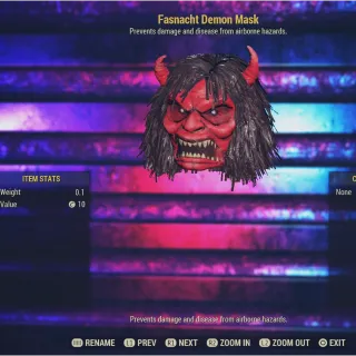 Fasnacht Demon Mask 