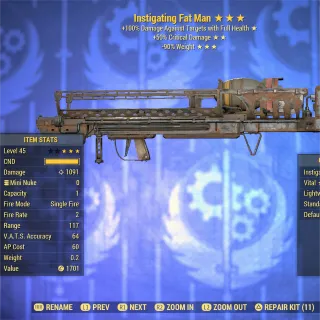 Instigating V50 RW Fat Man 