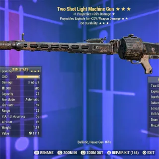 TSE Durability Light Machine Gun LMG 