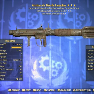 Aristocrat VHC 35 Missile Launcher 