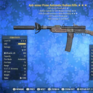 AAE 500 Radium Rifle 