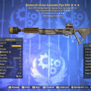 Aristocrat VHC 35 Automatic Pipe 