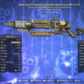 Junkie DWA FR Ultracite Laser Rifle 