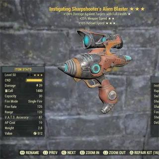 Instigating FFR FR Alien Blaster 