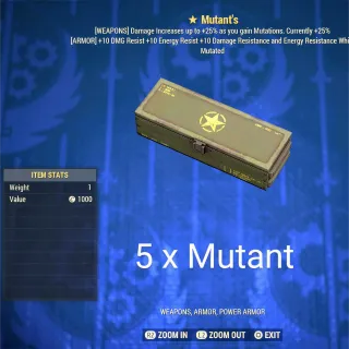 5 x Mutant Mod Box 