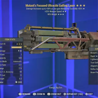 MFFR RW Ultracite Gatling Laser 