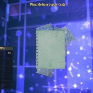 New Plan : Medium Supply Crate 