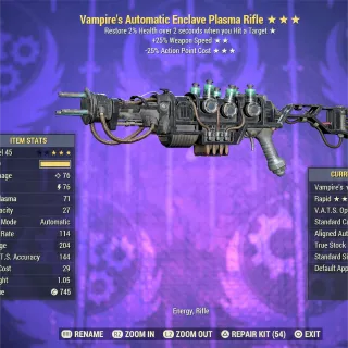 V2525 Enclave Plasma Rifle 