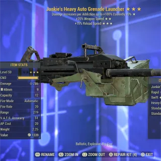 JFFR FR Auto Grenade Launcher AGL 