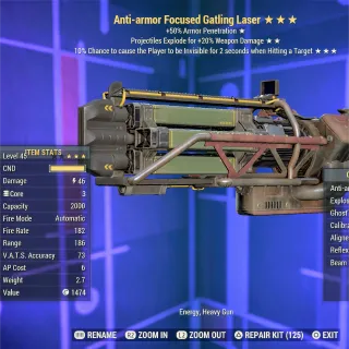 AAE Ghost NU Gatling Laser 