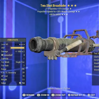 TSE Durability Broadsider 