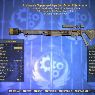 ArE35 Pipe Bolt-Action Rifle 