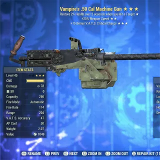 Vampire 2515 .50 Cal Machine Gun 