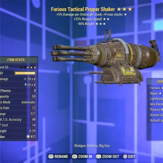 Furious FFR RW Pepper Shaker 