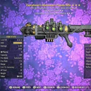 Executioner FFR 500 Plasma Rifle 